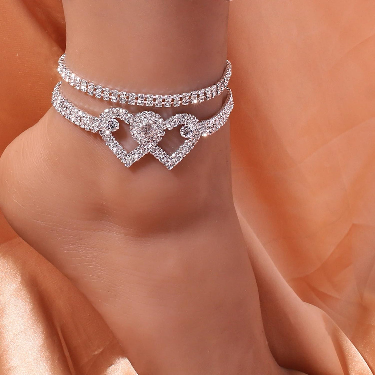 Tesmony Heart Anklet