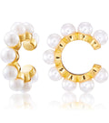 Tesmony Pearl Ear Cuff Earrings