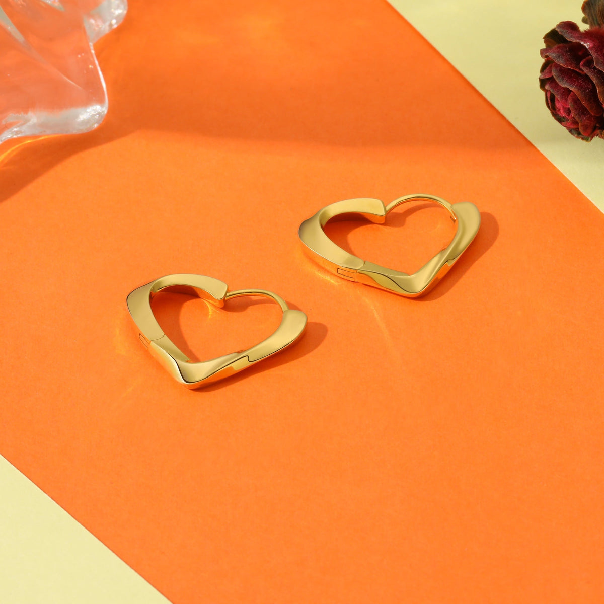 Tesmony Heart Shaped Earrings