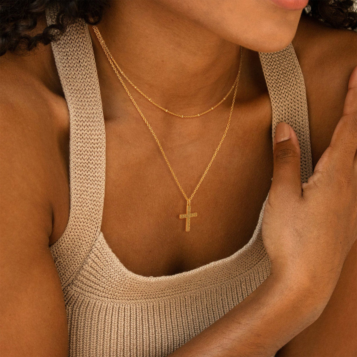 Tesmony Rune Cross Necklace