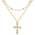 Tesmony Wind Cross Necklace
